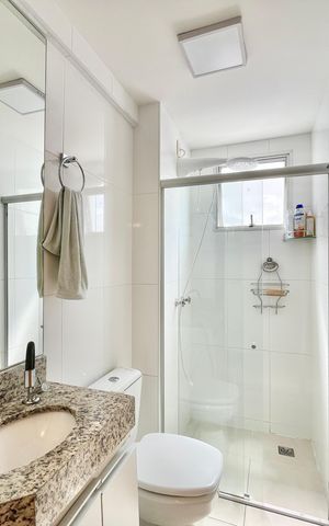 Apartamento à venda com 70m², 2 quartos e 2 vagas Apartamento à venda com 70m², 2 quartos e 2 vagasBanheiro Social