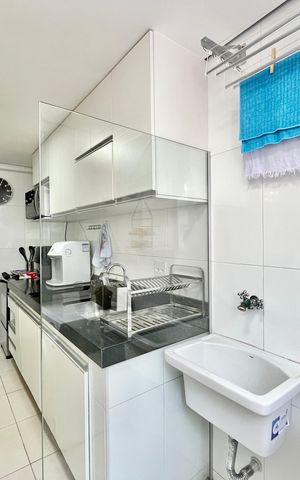 Apartamento à venda com 70m², 2 quartos e 2 vagas Apartamento à venda com 70m², 2 quartos e 2 vagasÁrea de serviço