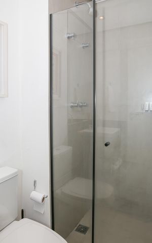 Studio para alugar com 30m², 1 quarto e sem vaga Studio para alugar com 30m², 1 quarto e sem vagaBanheiro
