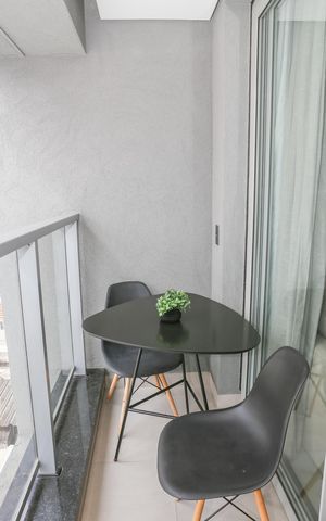 Studio para alugar com 30m², 1 quarto e sem vaga Studio para alugar com 30m², 1 quarto e sem vagaSacada