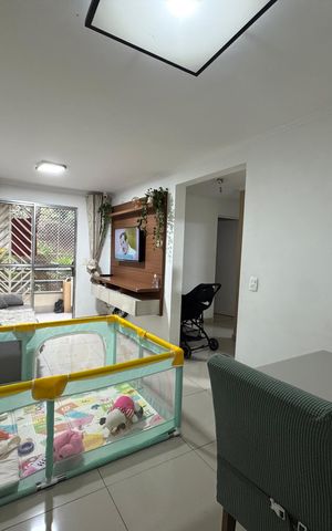 Apartamento para alugar com 55m², 2 quartos e 1 vagaSala