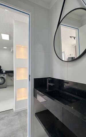 Apartamento para alugar com 33m², 2 quartos e sem vaga Apartamento para alugar com 33m², 2 quartos e sem vagaBanheiro