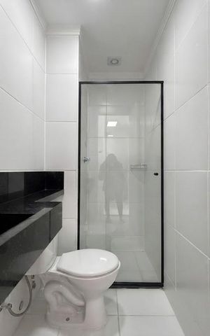 Apartamento para alugar com 33m², 2 quartos e sem vaga Apartamento para alugar com 33m², 2 quartos e sem vagaBanheiro