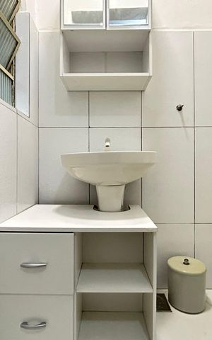 Apartamento para alugar com 53m², 2 quartos e sem vaga Apartamento para alugar com 53m², 2 quartos e sem vagaBanheiro área de serviço