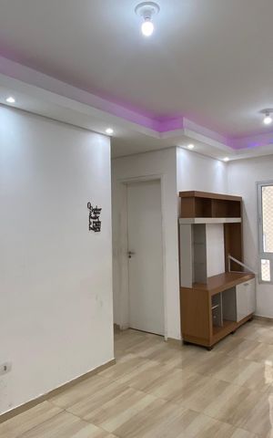 Apartamento à venda com 46m², 2 quartos e 1 vaga Apartamento à venda com 46m², 2 quartos e 1 vagaSala - Cozinha
