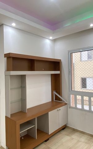 Apartamento à venda com 46m², 2 quartos e 1 vaga Apartamento à venda com 46m², 2 quartos e 1 vagaSala - Cozinha