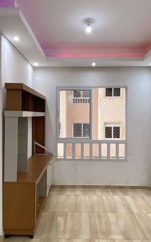 Apartamento à venda com 46m², 2 quartos e 1 vaga Apartamento à venda com 46m², 2 quartos e 1 vagaSala - Cozinha