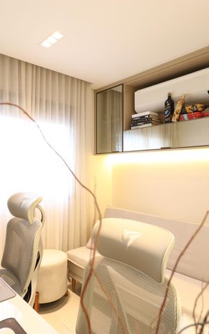 Apartamento à venda com 70m², 1 quarto e 1 vagaEscritório 