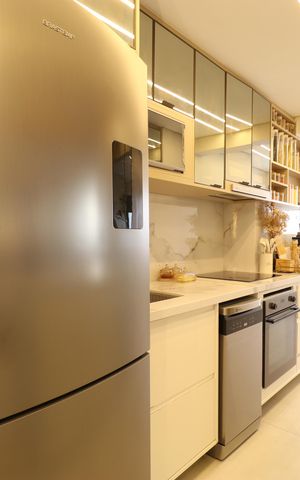 Apartamento à venda com 70m², 1 quarto e 1 vagaCozinha e Área de serviço 