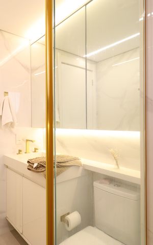 Apartamento à venda com 70m², 1 quarto e 1 vagaBanheiro da Suíte