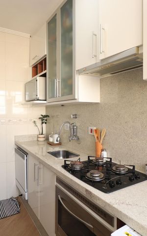 Apartamento à venda com 54m², 2 quartos e 1 vagaCozinha e Área de Serviço