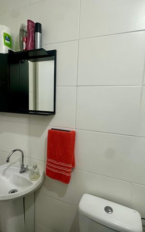 Apartamento à venda com 26m², 1 quarto e sem vaga Apartamento à venda com 26m², 1 quarto e sem vagaBanheiro