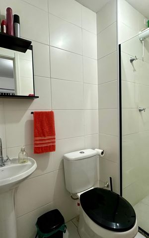 Apartamento à venda com 26m², 1 quarto e sem vaga Apartamento à venda com 26m², 1 quarto e sem vagaBanheiro