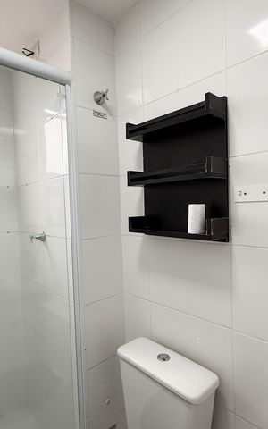 Apartamento para alugar com 41m², 2 quartos e 1 vaga Apartamento para alugar com 41m², 2 quartos e 1 vagaBanheiro