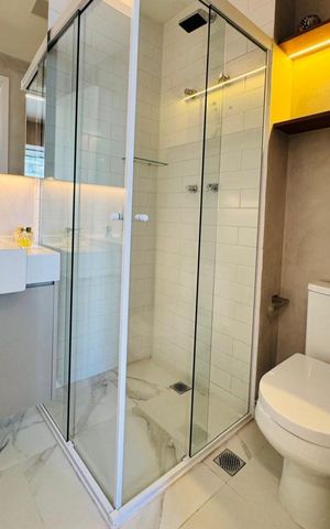 Studio para alugar com 26m², 1 quarto e sem vaga Studio para alugar com 26m², 1 quarto e sem vagaBanheiro