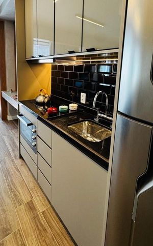 Studio para alugar com 26m², 1 quarto e sem vaga Studio para alugar com 26m², 1 quarto e sem vagaCozinha