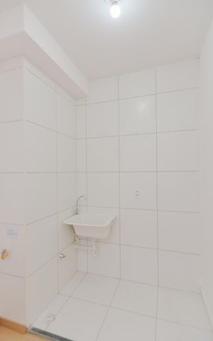 Apartamento para alugar com 34m², 2 quartos e 1 vagaCozinha e Área de Serviço