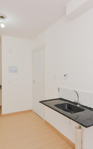 Apartamento para alugar com 34m², 2 quartos e 1 vagaCozinha e Área de Serviço