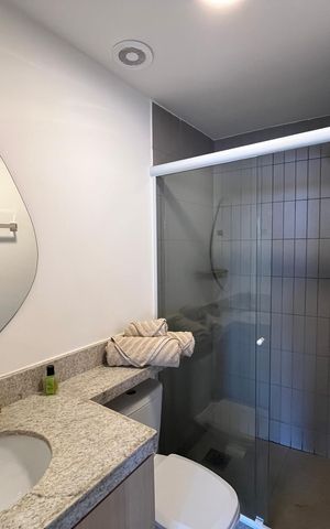 Studio à venda com 40m², 1 quarto e 1 vaga Studio à venda com 40m², 1 quarto e 1 vagaBanheiro