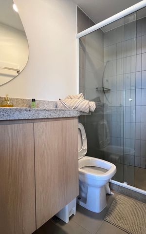 Studio à venda com 40m², 1 quarto e 1 vaga Studio à venda com 40m², 1 quarto e 1 vagaBanheiro