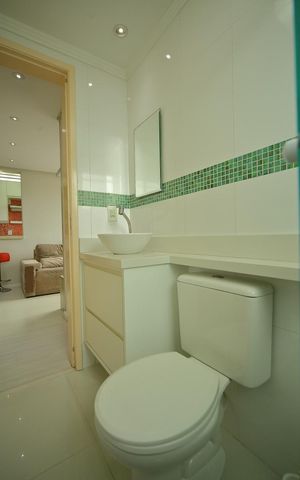 Apartamento à venda com 54m², 2 quartos e 1 vagaBanheiro 