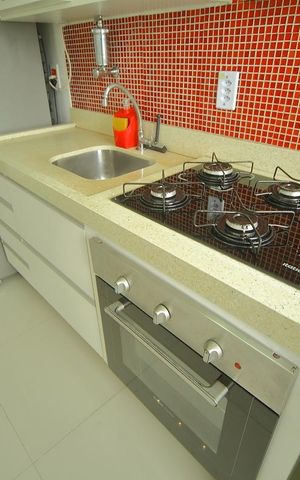 Apartamento à venda com 54m², 2 quartos e 1 vagaCozinha 