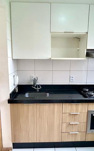 Apartamento para alugar com 38m², 2 quartos e 1 vagaCozinha e Área de Serviço
