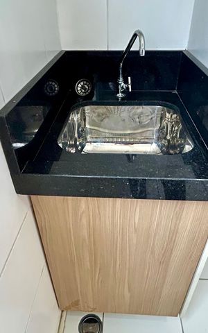 Apartamento para alugar com 38m², 2 quartos e 1 vagaCozinha e Área de Serviço