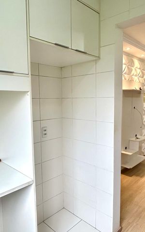 Apartamento para alugar com 38m², 2 quartos e 1 vagaCozinha e Área de Serviço