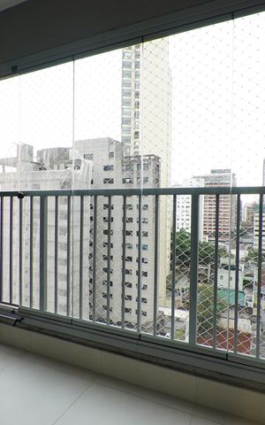Studio para alugar com 29m², 1 quarto e sem vagaVaranda