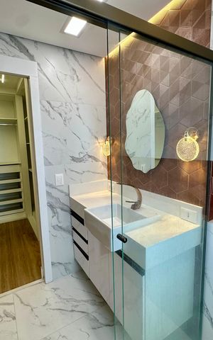 Apartamento para alugar com 103m², 3 quartos e 2 vagas Apartamento para alugar com 103m², 3 quartos e 2 vagasBanheiro 1