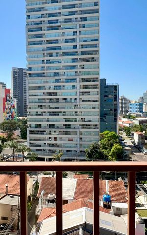 Studio para alugar com 28m², 1 quarto e sem vaga Studio para alugar com 28m², 1 quarto e sem vagaVaranda