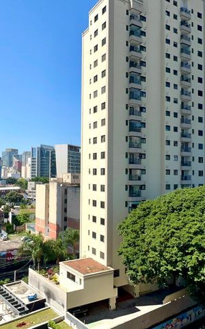 Studio para alugar com 28m², 1 quarto e sem vaga Studio para alugar com 28m², 1 quarto e sem vagaVista da Varanda