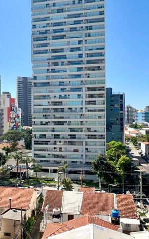 Studio para alugar com 28m², 1 quarto e sem vaga Studio para alugar com 28m², 1 quarto e sem vagaVista da Varanda