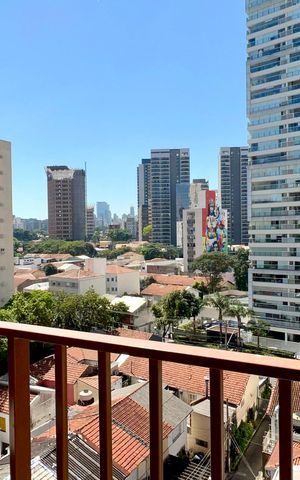 Studio para alugar com 28m², 1 quarto e sem vaga Studio para alugar com 28m², 1 quarto e sem vagaVaranda