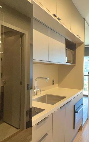 Studio para alugar com 28m², 1 quarto e sem vaga Studio para alugar com 28m², 1 quarto e sem vagaCozinha
