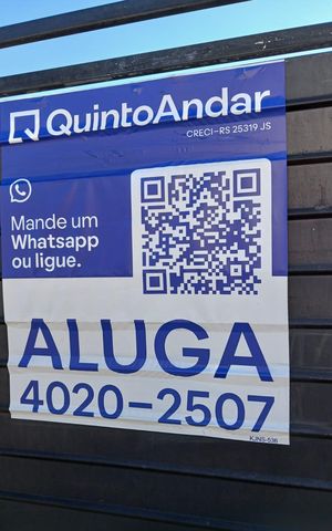 Casa para alugar com 55m², 2 quartos e 2 vagas Casa para alugar com 55m², 2 quartos e 2 vagasPlaca