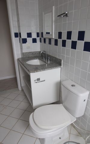 Apartamento para alugar com 77m², 2 quartos e 1 vagaBanheiro