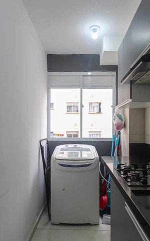 Apartamento para alugar com 42m², 2 quartos e sem vaga Apartamento para alugar com 42m², 2 quartos e sem vagaCozinha e Área de Serviço