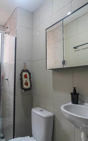 Apartamento para alugar com 42m², 2 quartos e sem vaga Apartamento para alugar com 42m², 2 quartos e sem vagaBanheiro