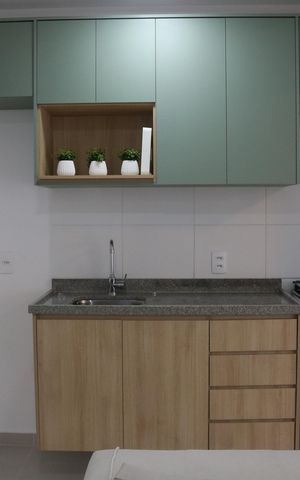 Apartamento para alugar com 41m², 2 quartos e sem vagaCozinha e Área de Serviço