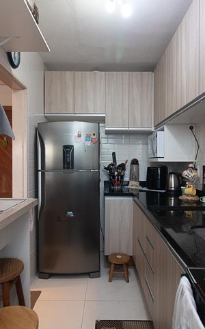 Apartamento à venda com 59m², 1 quarto e sem vagaCozinha