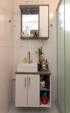Apartamento à venda com 59m², 1 quarto e sem vagaBanheiro