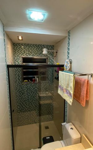 Casa de condomínio à venda com 65m², 2 quartos e 1 vaga Casa de condomínio à venda com 65m², 2 quartos e 1 vagaBanheiro