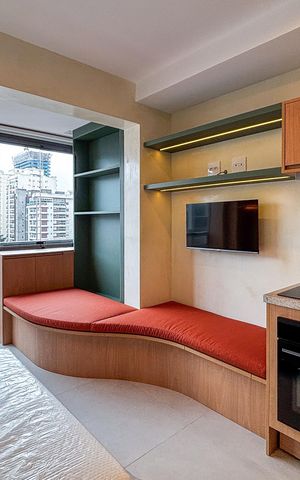 Apartamento à venda com 24m², 1 quarto e sem vaga