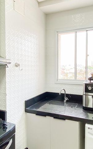 Apartamento à venda com 37m², 2 quartos e sem vagaÁrea de serviço 