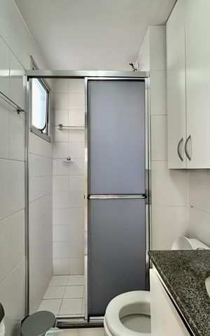 Apartamento para alugar com 55m², 2 quartos e 1 vaga Apartamento para alugar com 55m², 2 quartos e 1 vagaBanheiro