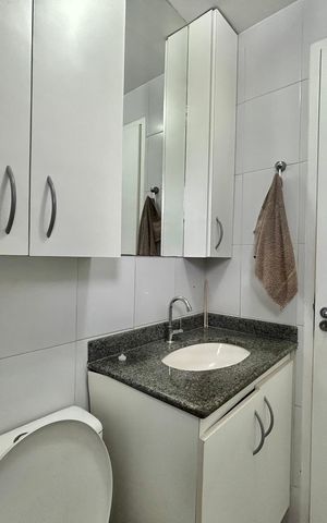 Apartamento para alugar com 55m², 2 quartos e 1 vaga Apartamento para alugar com 55m², 2 quartos e 1 vagaBanheiro