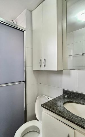 Apartamento para alugar com 55m², 2 quartos e 1 vaga Apartamento para alugar com 55m², 2 quartos e 1 vagaBanheiro