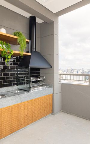 Apartamento para alugar com 25m², 1 quarto e sem vaga Apartamento para alugar com 25m², 1 quarto e sem vagaÁrea comum - Churrasqueira